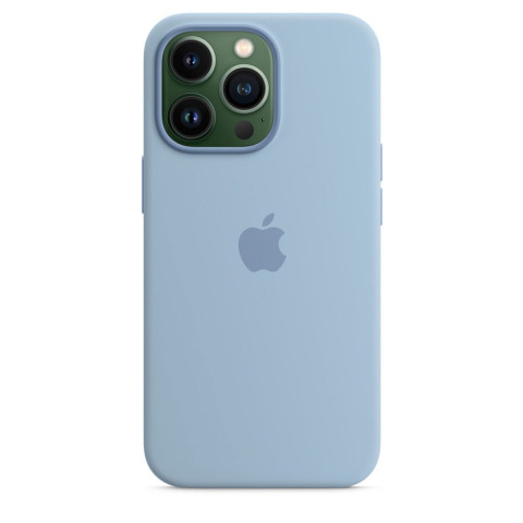 Чохол LUX Silicone Case для iPhone 13 Pro Blue Fog with MagSafe